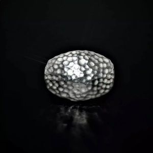 Vintage Pebble Beach Hollow Sterling Silver Ring